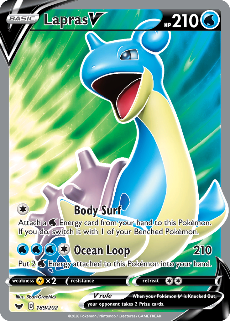 Lapras V card