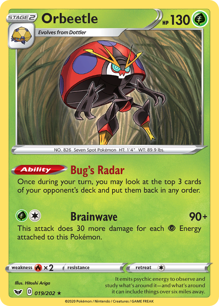 Orbeetle card