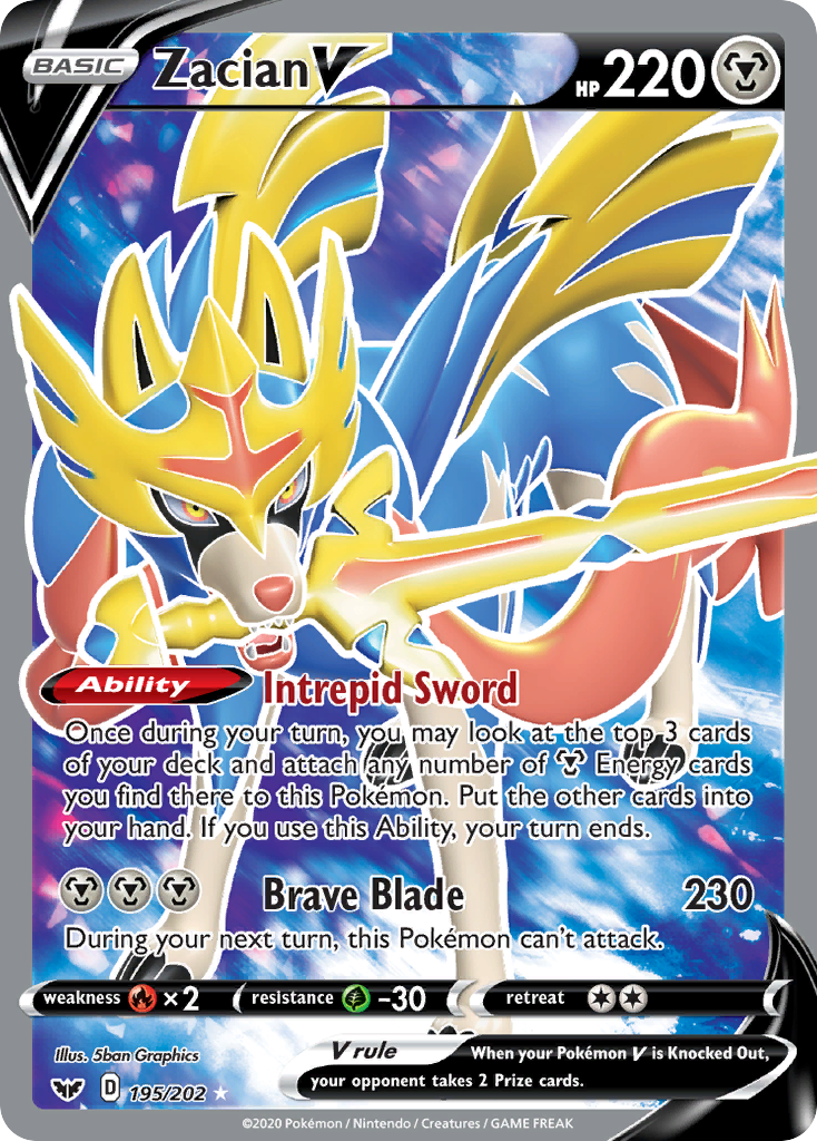 Zacian V card