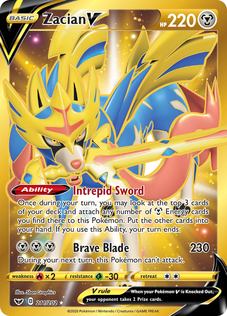 Zacian V card