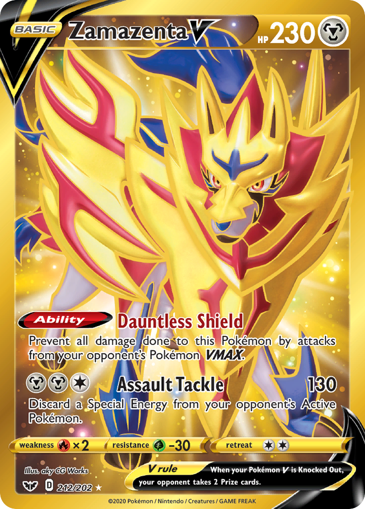 Zamazenta V card