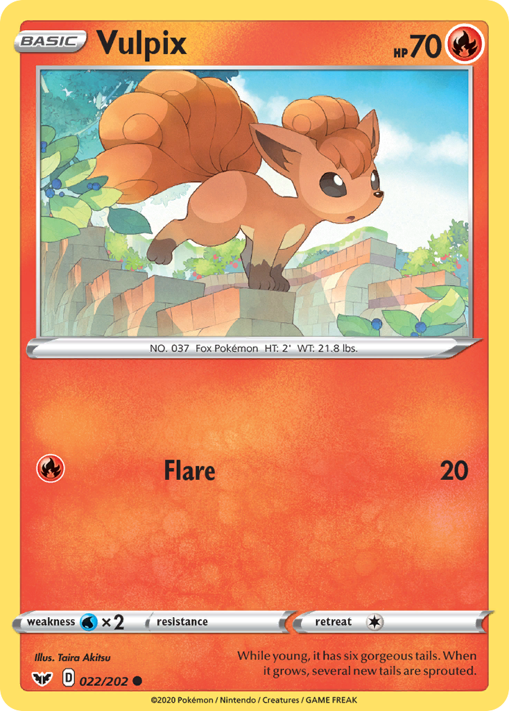 Vulpix card