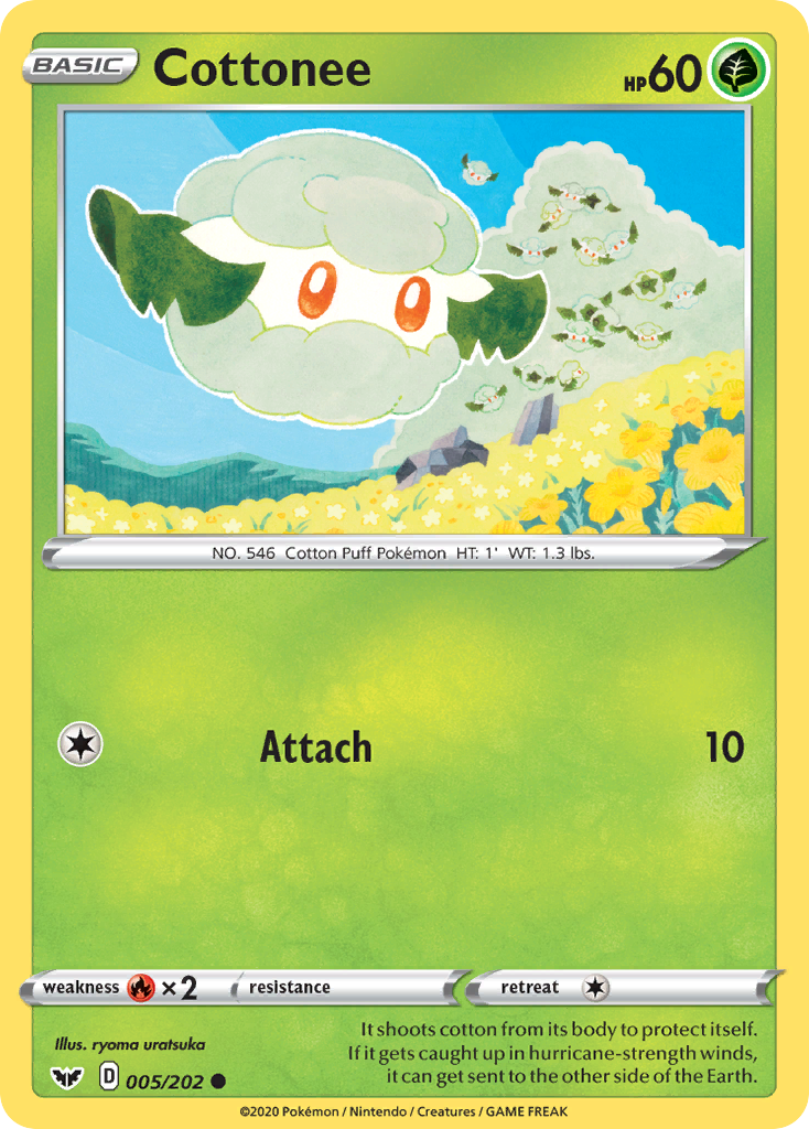 Cottonee card