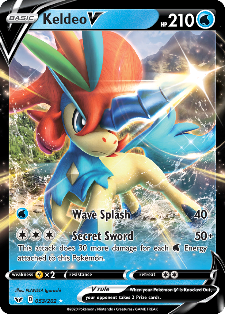 Keldeo V card