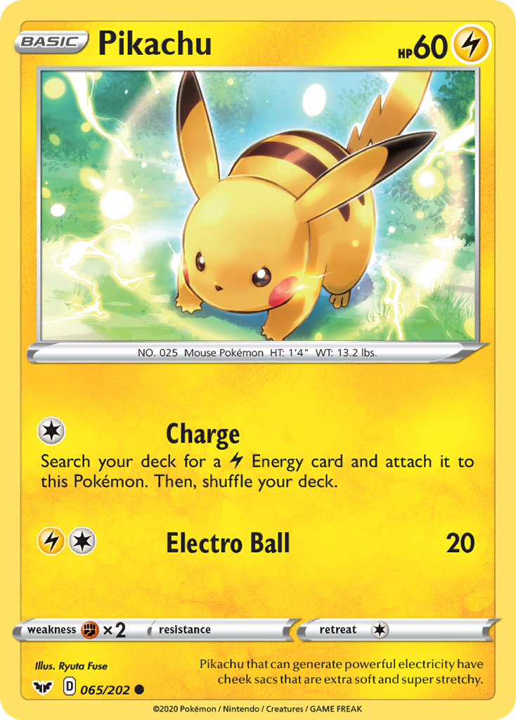 Pikachu card