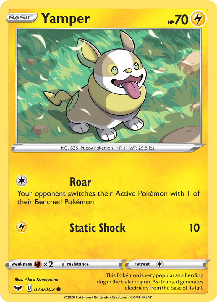 Yamper card