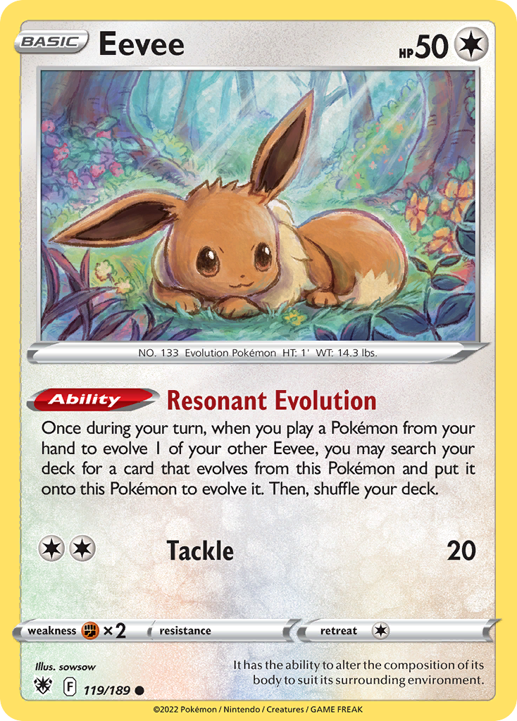 Eevee card