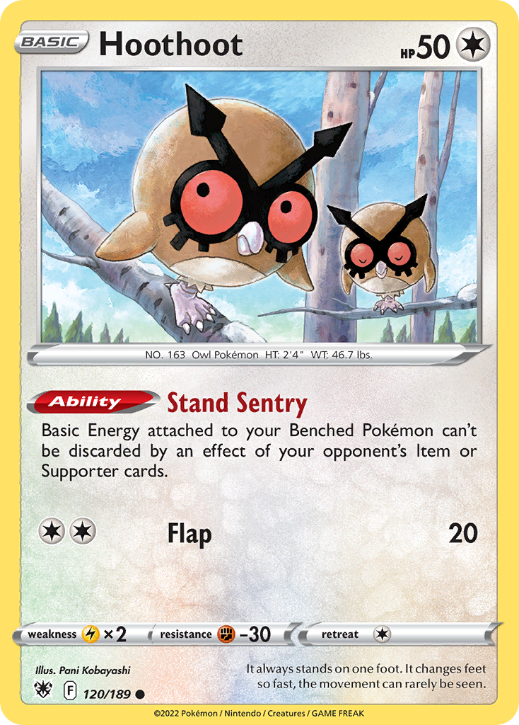 Hoothoot card