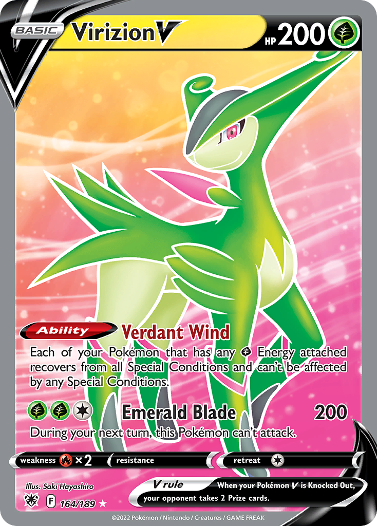 Virizion V card