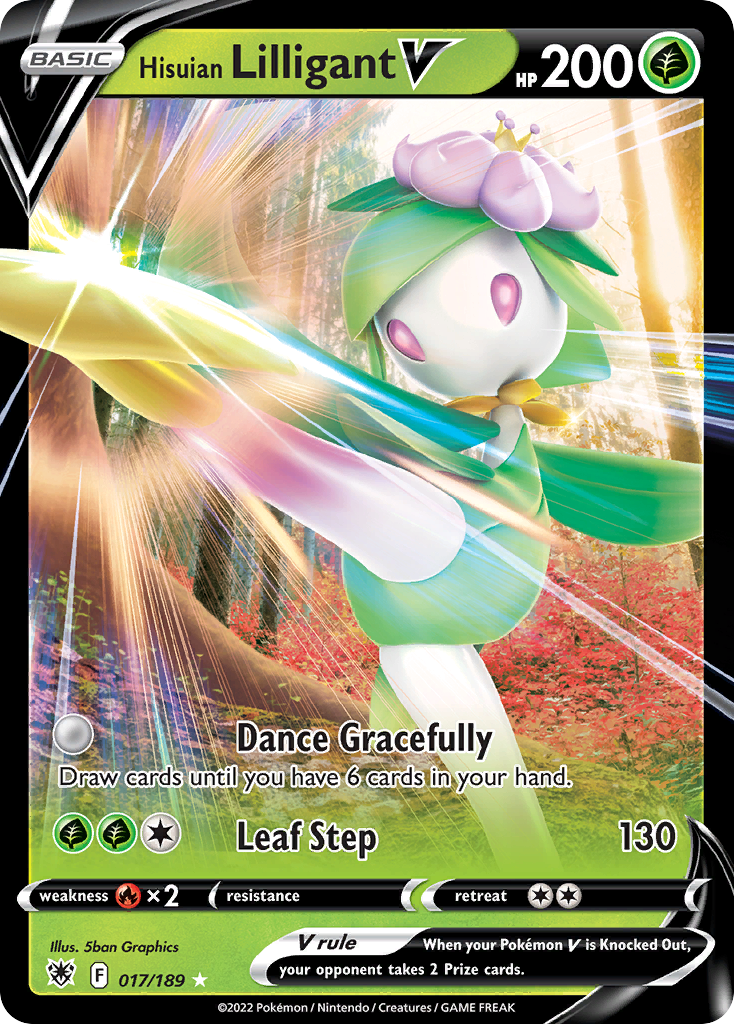 Hisuian Lilligant V card