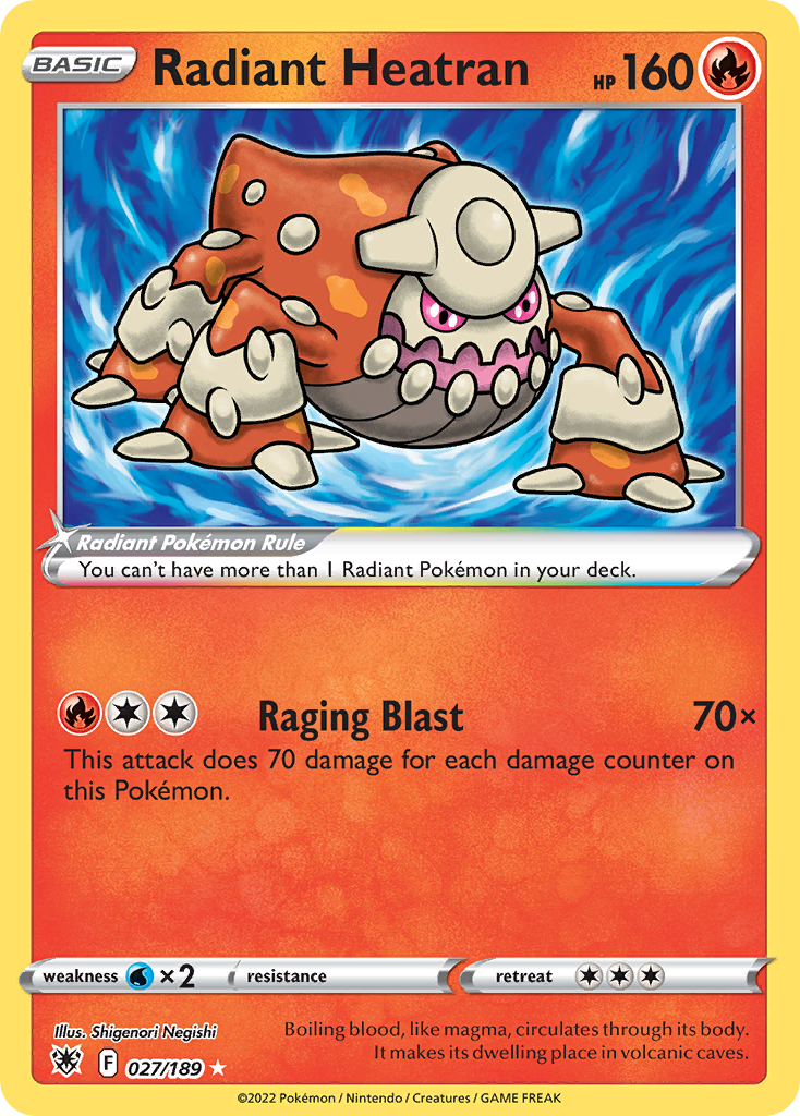 Radiant Heatran card