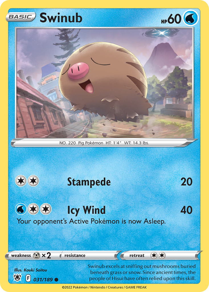 Swinub card