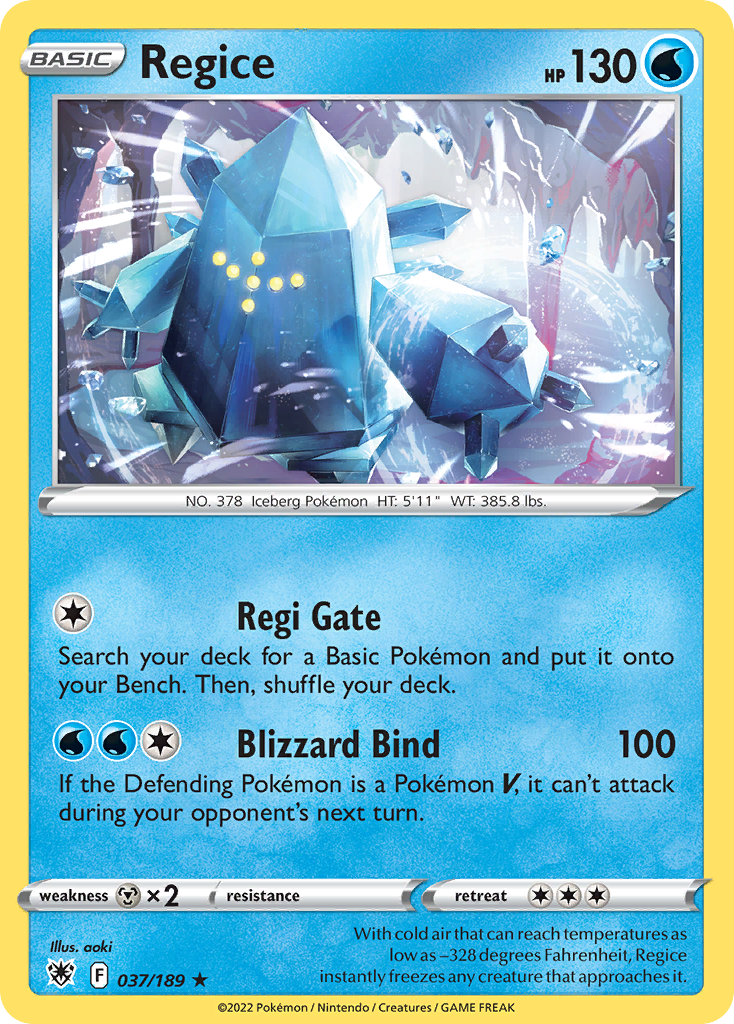 Regice card