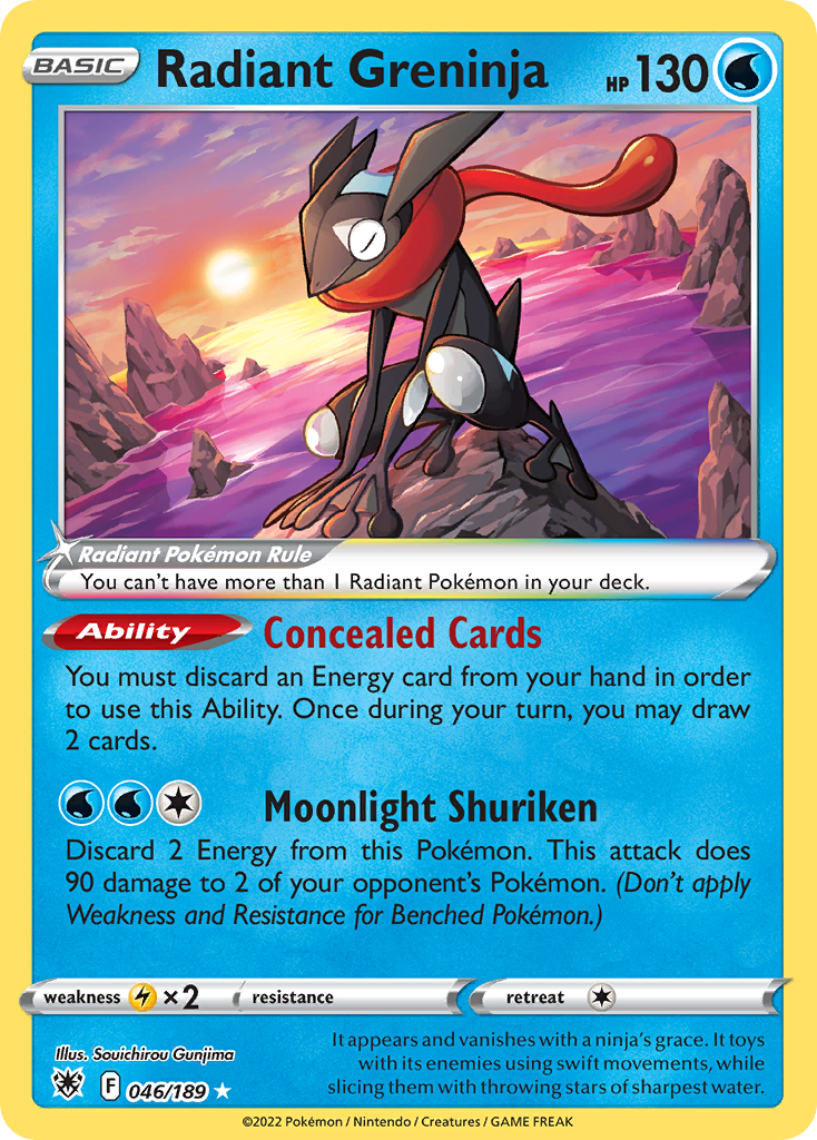 Radiant Greninja card