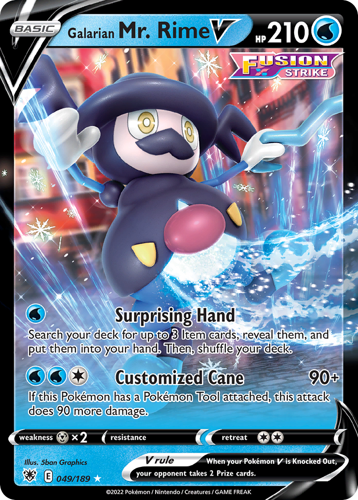 Galarian Mr. Rime V card