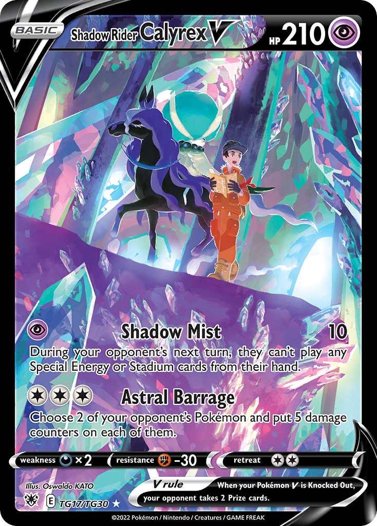 Shadow Rider Calyrex V card