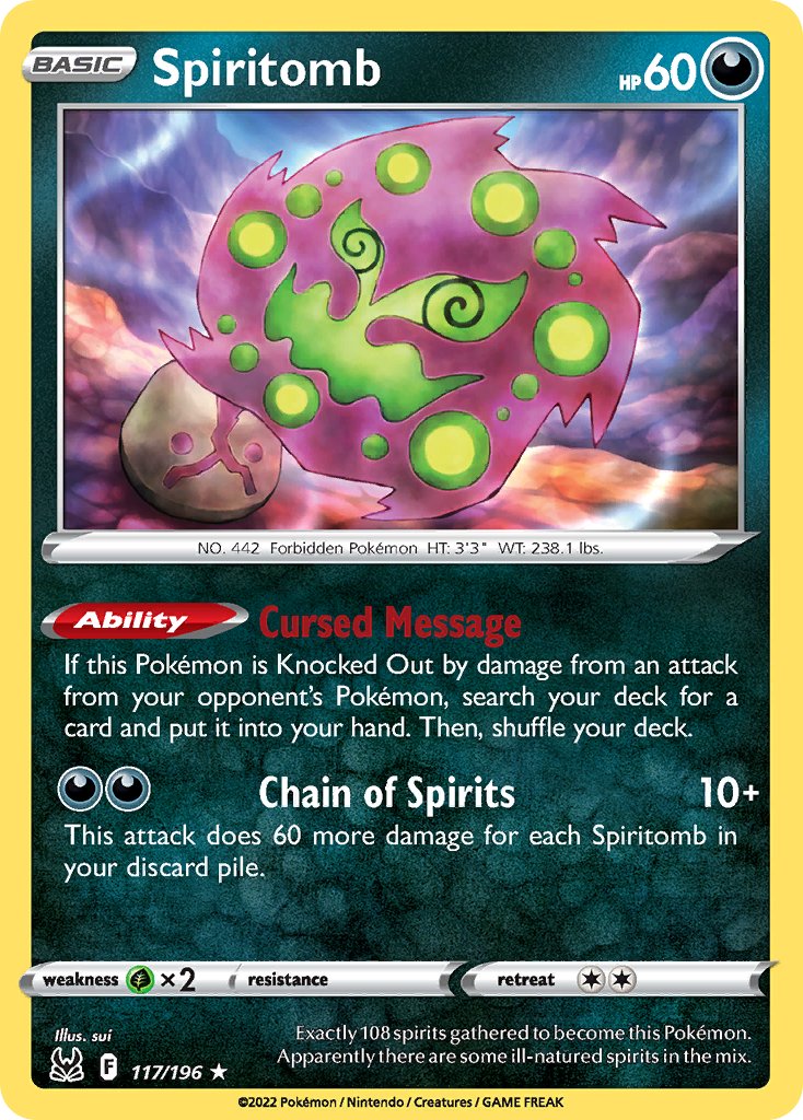 Spiritomb card