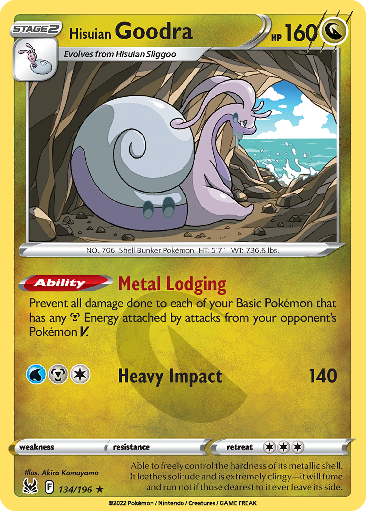 Hisuian Goodra card