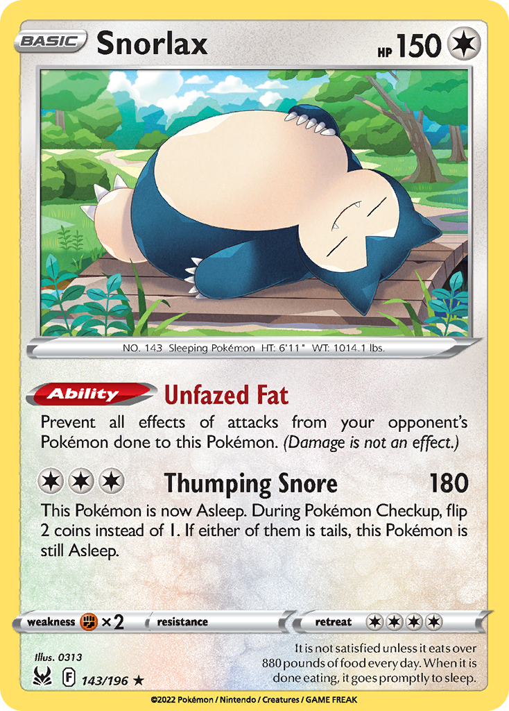 Snorlax card