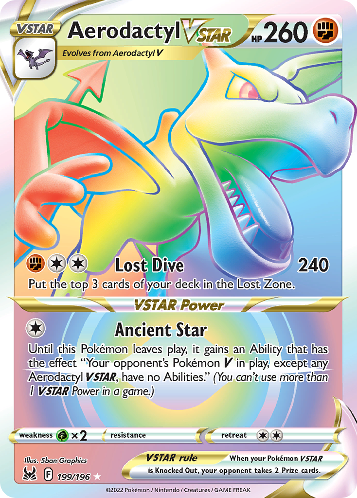 Aerodactyl VSTAR card