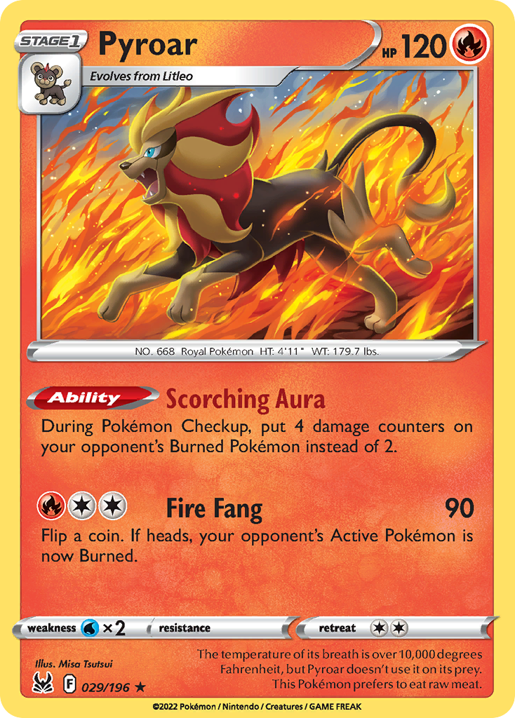 Pyroar card