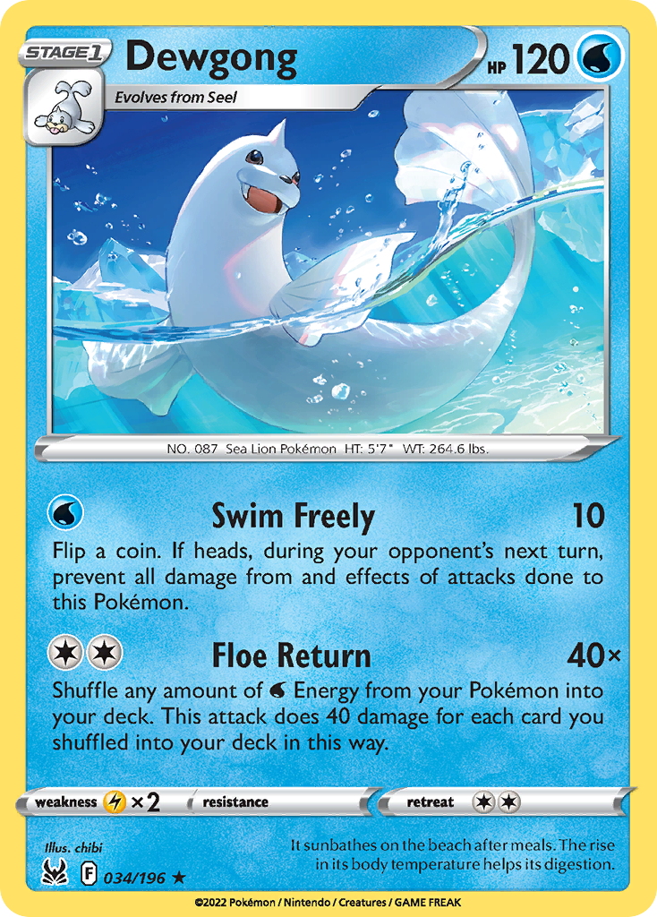 Dewgong card