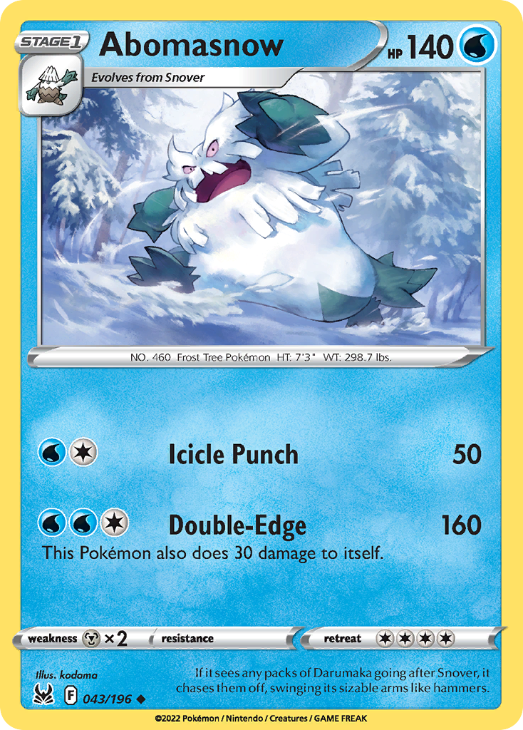 Abomasnow card