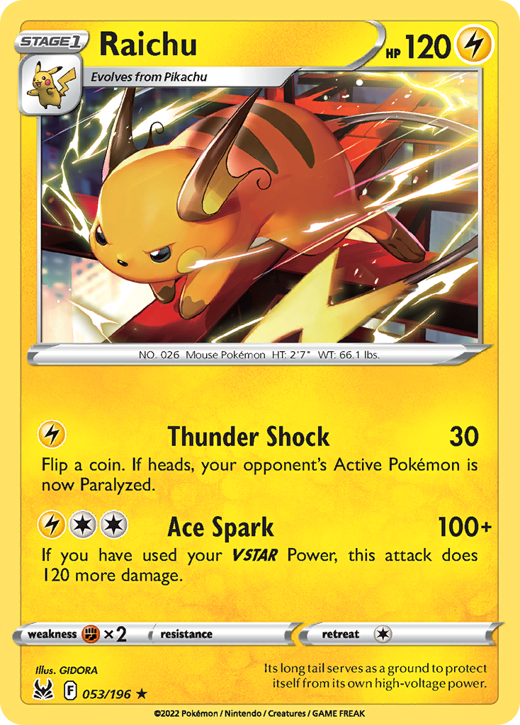 Raichu card