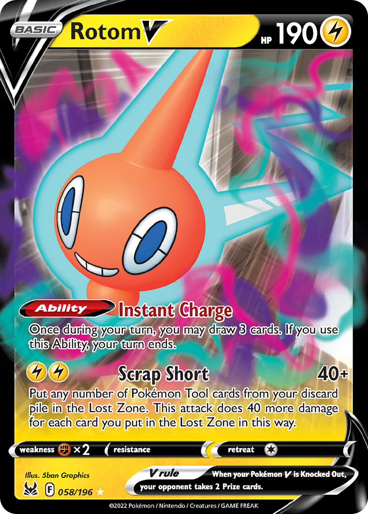 Rotom V card