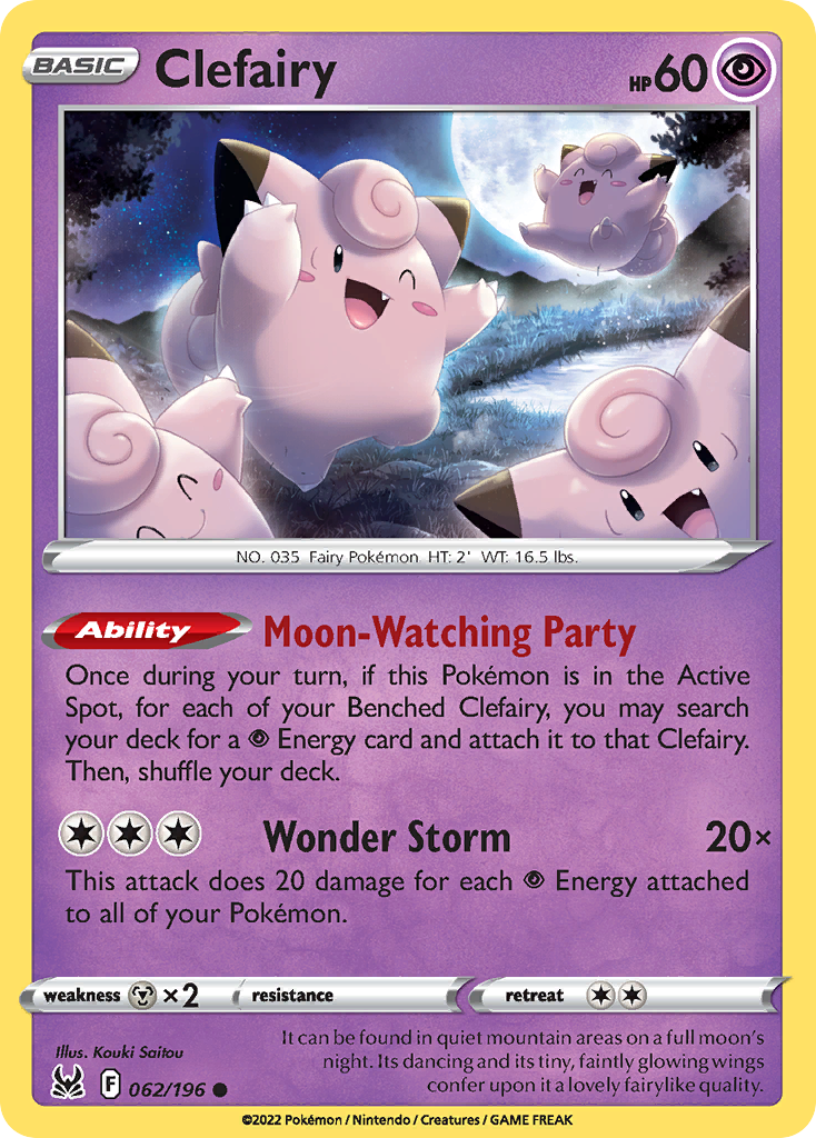 Clefairy card