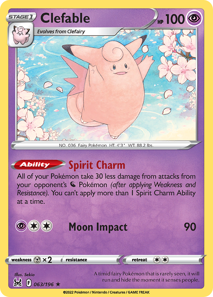 Clefable card