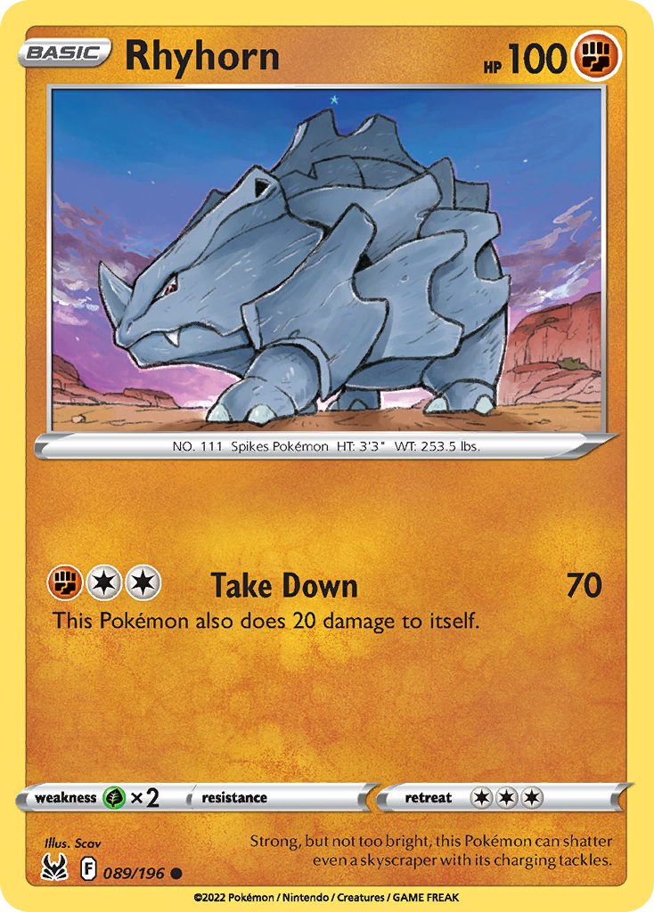 Rhyhorn card