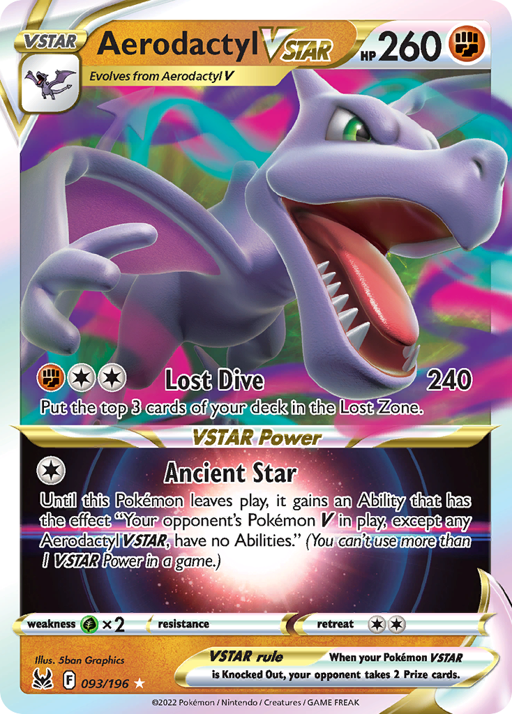 Aerodactyl VSTAR card