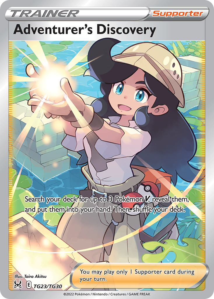 Adventurer's Discovery card