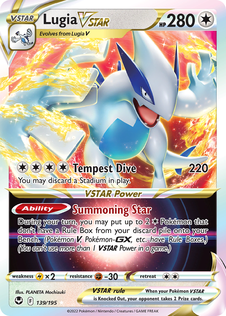 Lugia VSTAR card