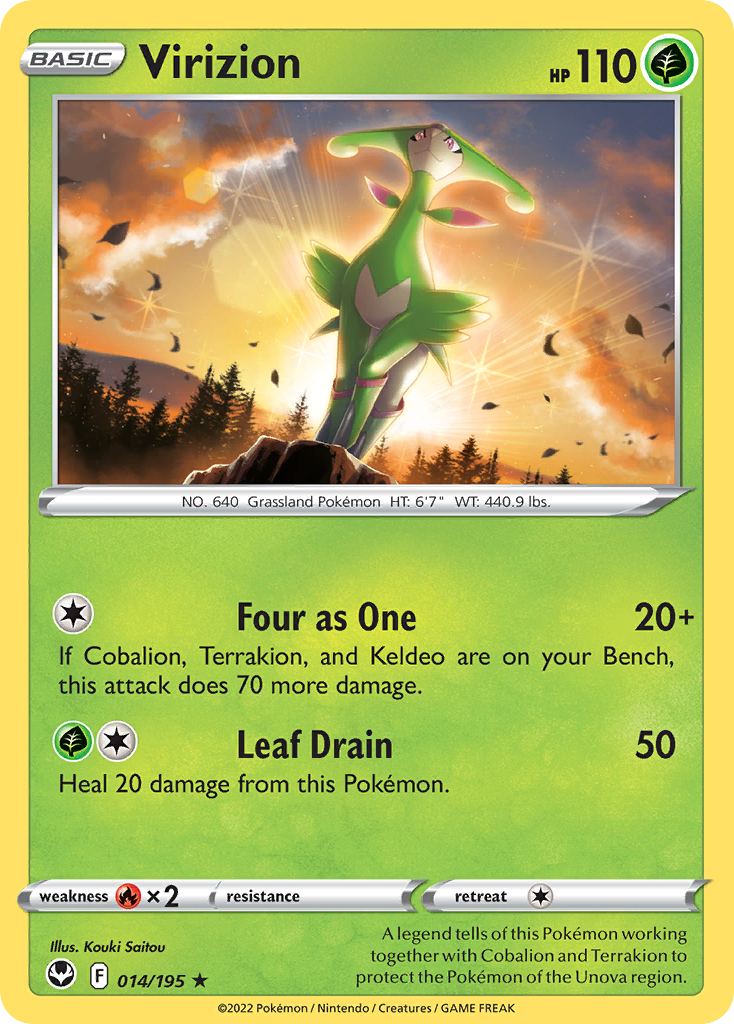 Virizion card