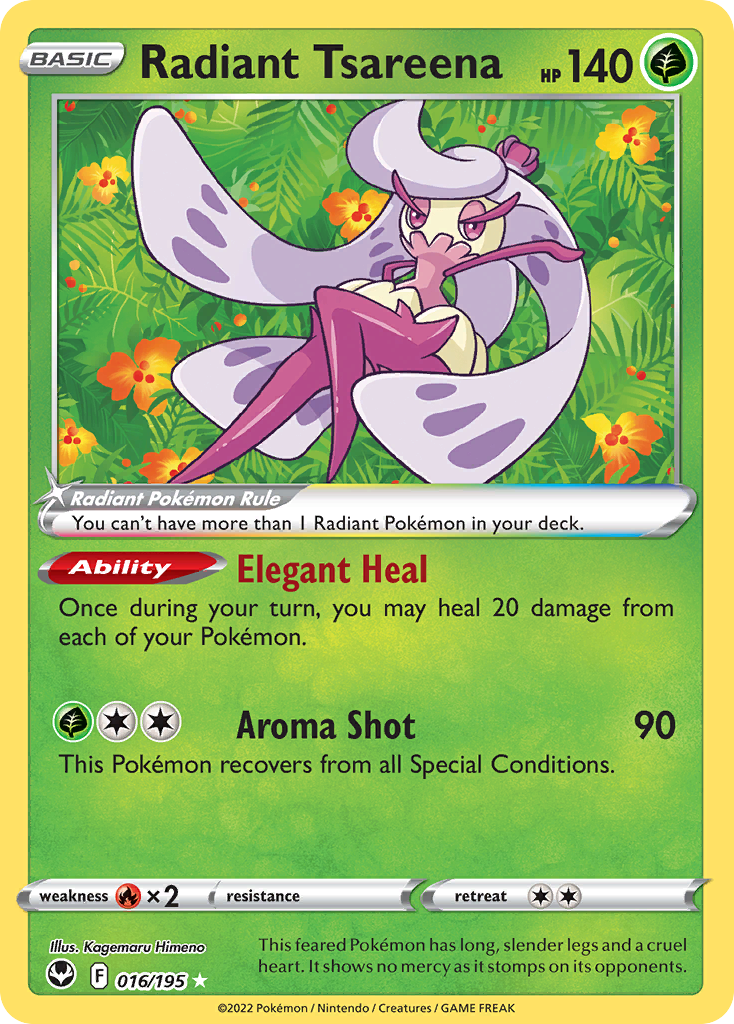 Radiant Tsareena card