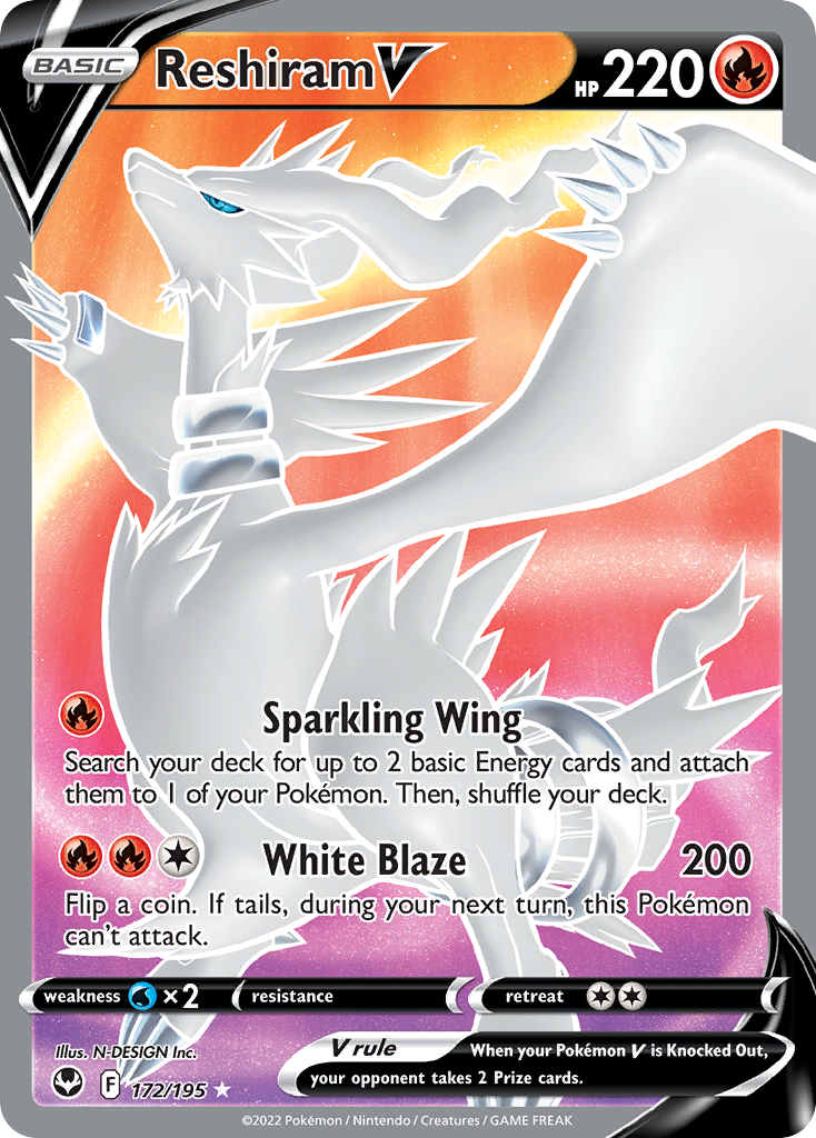 Reshiram V card