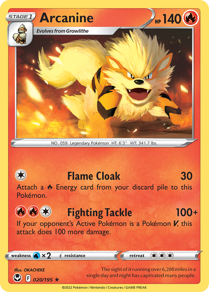 Arcanine card