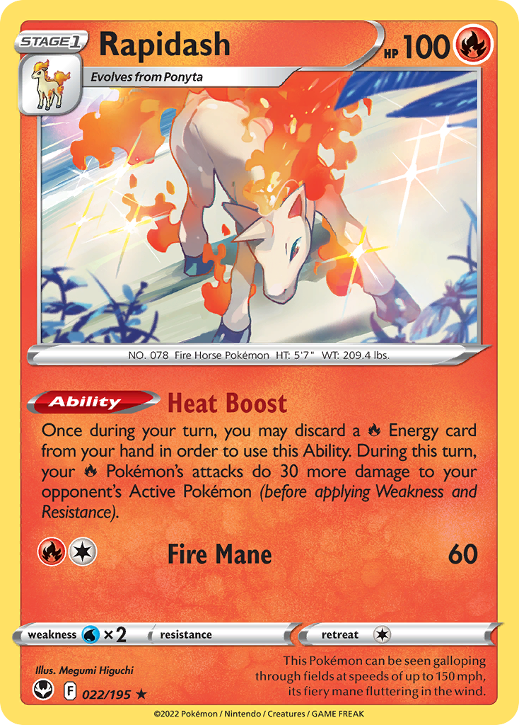 Rapidash card