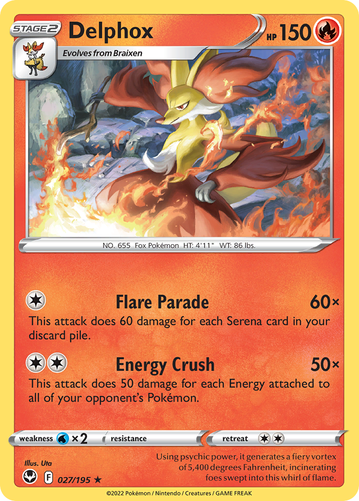 Delphox card