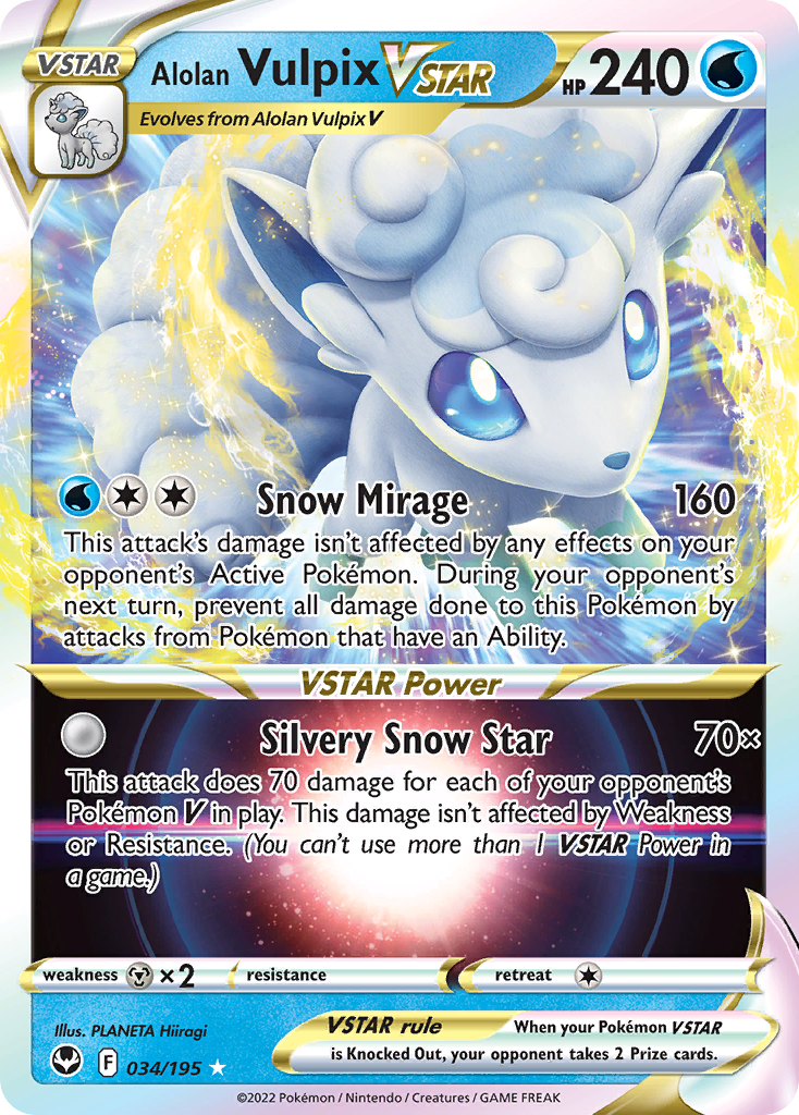 Alolan Vulpix VSTAR card