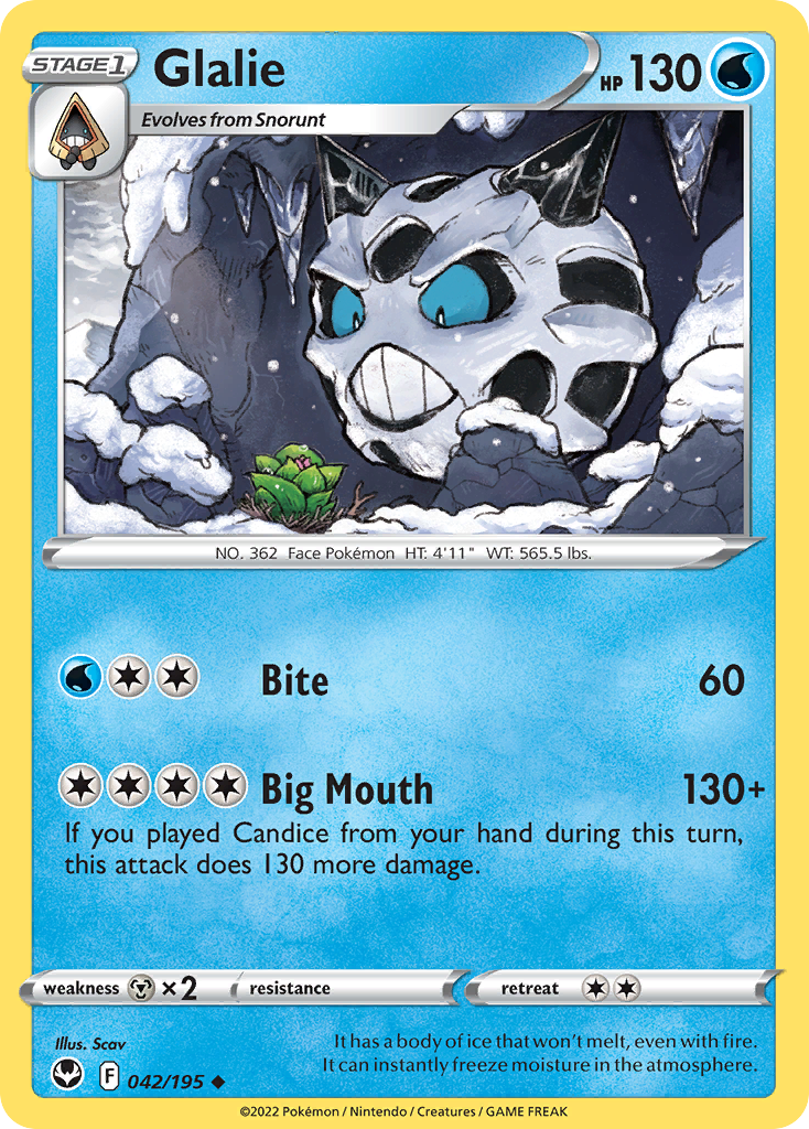 Glalie card