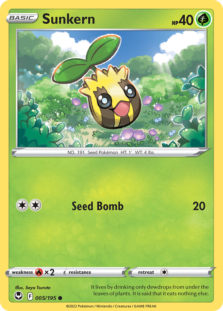 Sunkern card