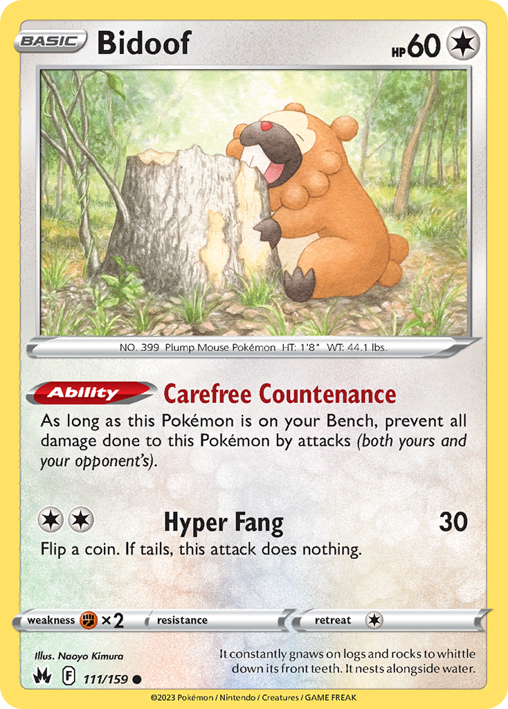 Bidoof card