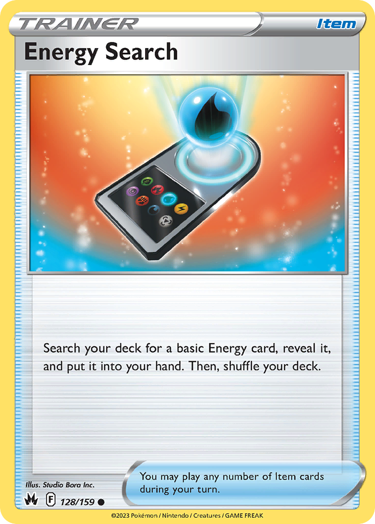 Energy Search card