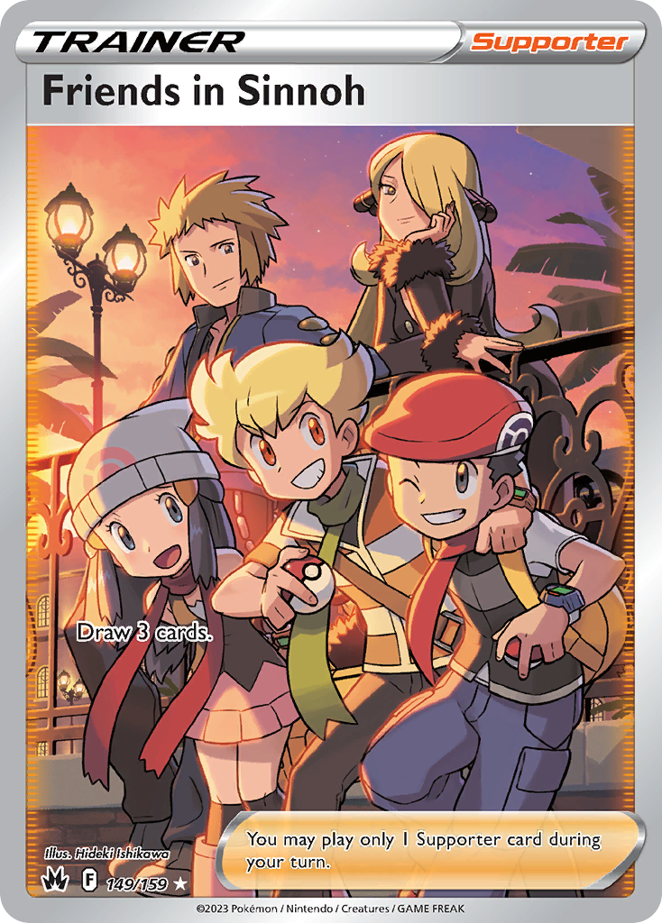 Friends in Sinnoh card