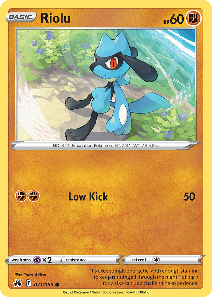 Riolu card