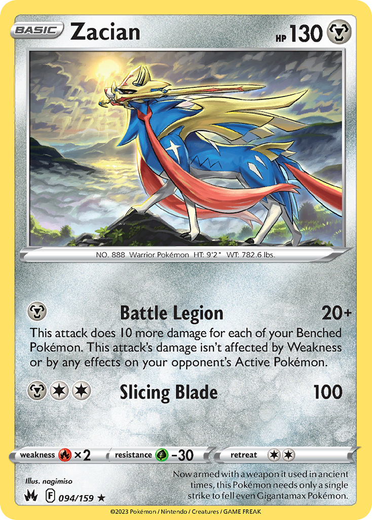 Zacian card