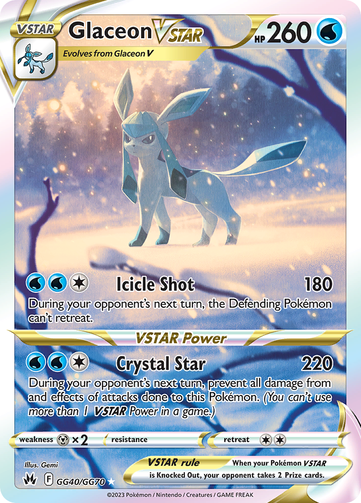 Glaceon VSTAR card